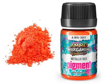 Produktbild von Modellbaufarbe Metallic Rot 35 ml, geeignet für alle Maßstäbe
