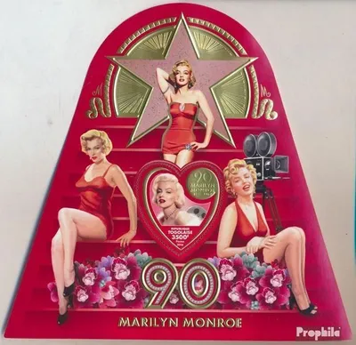 Produktbild von Briefmarken Togo 2016 Mi Block 1374 (kompl. Ausgabe) postfrisch Marilyn Monroe