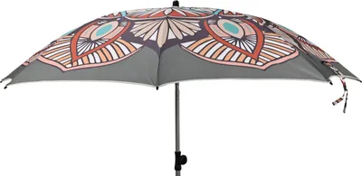 Produktbild von Sonnenschirm Strandschirm Marrakesch Dunkelgrau UV 50+ Knickbar 180 cm inkl. Schutzhülle