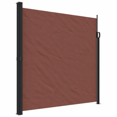 Immagine prodotto di vidaXL Tenda laterale estensibile marrone 200x600 cm