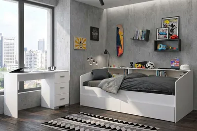Produktbild von Parisot Kinderzimmer-Set Sleep 46 Weiss, 3-teilig