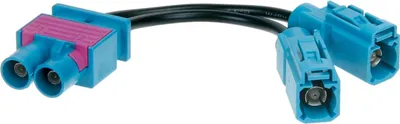 Produktbild von Antennenadapter Doppel-FAKRA (m) > 2 x Fakra Z (w)
