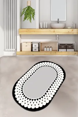 Image de Mijolnir, Balloch, tapis de bain, multicolore, 100 % POLYESTER, 70 x 120 cm