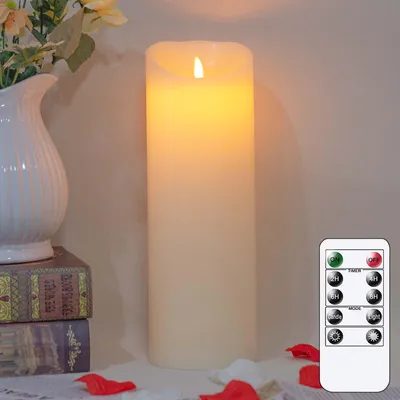 Zdjęcie produktu dla Świece LED bez płomienia, z pilotem i timerem
