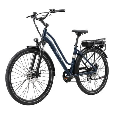 Produktbild von Urban7 Elektrofahrrad für Erwachsene für den Stadtpendelverkehr, 250W, Aluminiumrahmen, 25 km/h, 36V, bis zu 70 km Reichweite，120kg，LED
