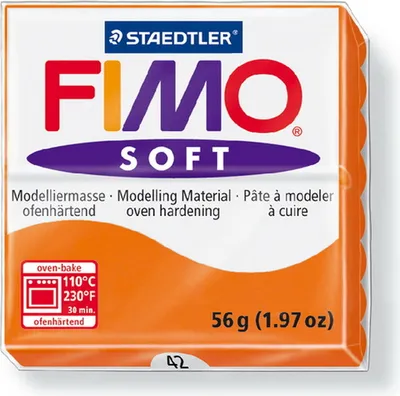 Produktbild von FIMO, Modelliermasse, Knete mandarine soft normal