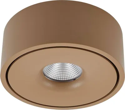 Produktbild von Arcchio LED-Deckenlampe Rotari, braun, up und down