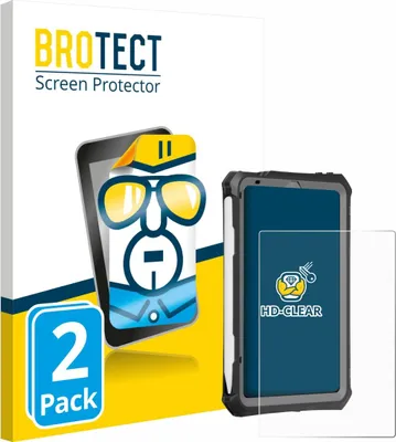 Produktbild von 2x Für Apple iPad Mini 7 2024 (case-friendly) Schutzfolie BROTECT Displayschutz Display Schutz Folie Klar Transparent