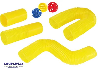 Produktbild von Eduplay flexibles Spielzeugrohr Mega Flexi Pipe 75 x 8.5 cm multicolor