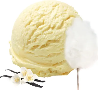 Produktbild von Vanille Zuckerwatte Speiseeis Pulver 333 g