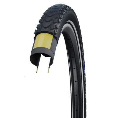 Produktbild von Schwalbe Marathon Mondial, 28", Stadt / Trekking, Straße, Tubeless-Ready-Reifen, Klappbarer Wulst, Schwarz, 45 - 80 Psi