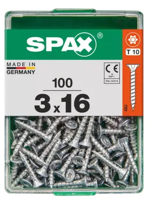 Produktbild von Spax Universalschrauben 3.0 x 16 mm TX 10 - 100 Stk.
