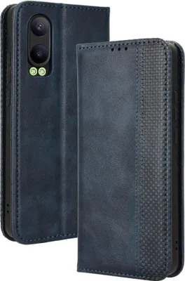 Produktbild von OnePlus Nord CE4 Lite 5G Hülle - Coverup Vintage Style Klapphülle - Blau