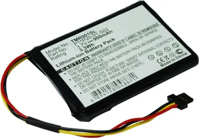 Immagine prodotto di subtel 1x Batteria per Navigatore GPS Compatibile con TomTom XXL IQ Routes™, XXL 540, XXL 540s, ICP653443M – (900mAh, 3.7V)