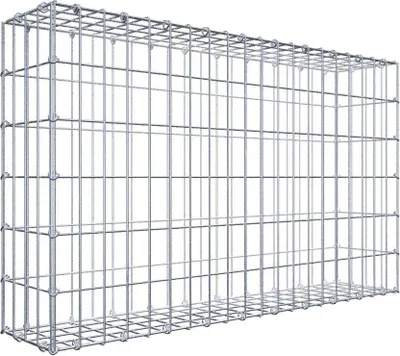Obrázek produktu pro Gabion 100 cm x 60 cm x 20 cm (D x V x H), velikost ok 5 cm x 10 cm, C-kroužek