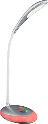 Produktbild von Globo Lighting Tischleuchte Kunststoff silber metallic, LED