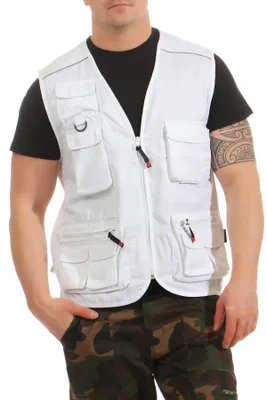 Produktbild von Mivaro Herren Sommer Outdoor Weste - Arbeitsweste mit Reißverschluss, viele Taschen, Drytech Futter, atmungsaktiv und leicht, Regular Fit, Größen S bis 5XL