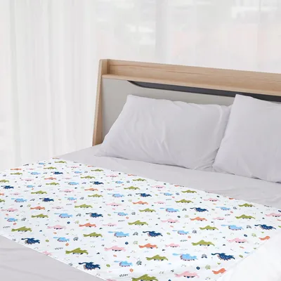Immagine prodotto di Coprimaterasso 87x137 cm, 100% cotone, impermeabile, per lettino da bambino