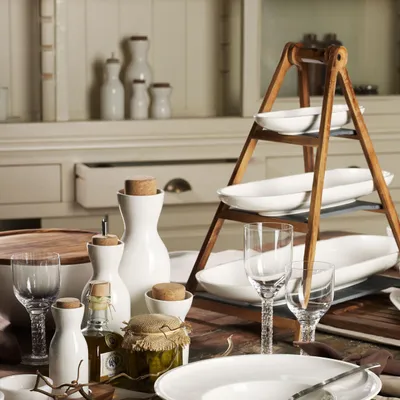 Obrázok produktu pre Villeroy & Boch 1041303844, Miska na ovocie, Obdĺžnik, Porcelán, Biela, 2,705 L, Servírovací
