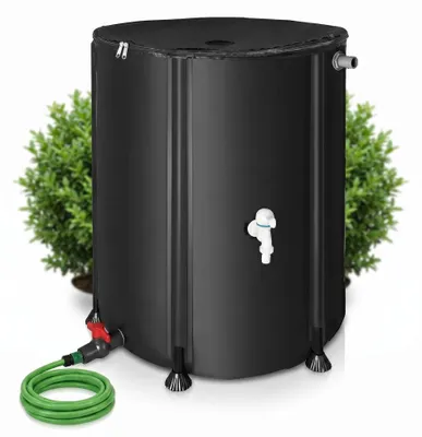 Produktbild von Mucola Regentonne 1000L faltbar Regenwassertonne Regenfass Wassertank Regenwassertank