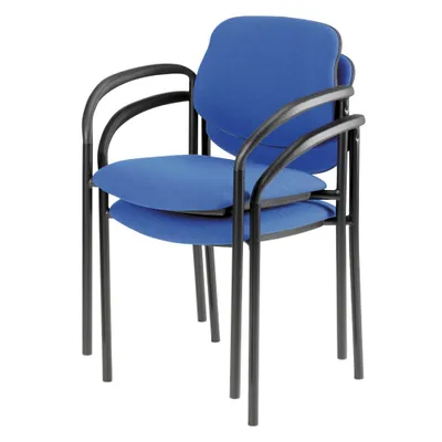 Produktbild von Nowy Styl Besucherstühle Styl blau Stoff 2 St.