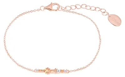 Produktbild von s.Oliver Damen Armband 2036880 Silber rosévergoldet synth. Zirkonia