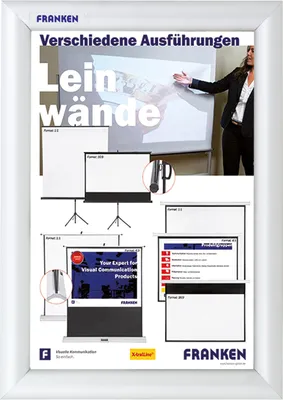 Produktbild von FRANKEN Plakatrahmen Security feuerfest DIN A4