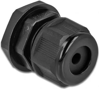 Produktbild von DELOCK Kabelverschraubung PG29 Flachkabel schwarz 2 Stück