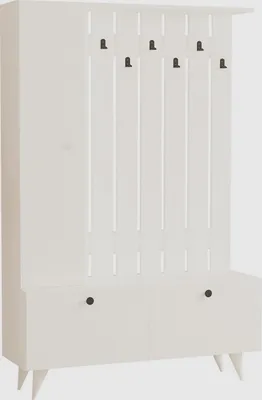 Produktbild von Skye Decor, Lala - White, Schränke, Flurständer, Weiß, 112 x 170 x 35 cm