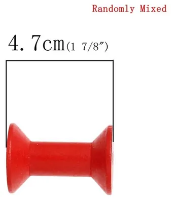 10 Holzspulen Farbmix 4,7 cm x 3,1 cm Garnspule Aufbewahrung