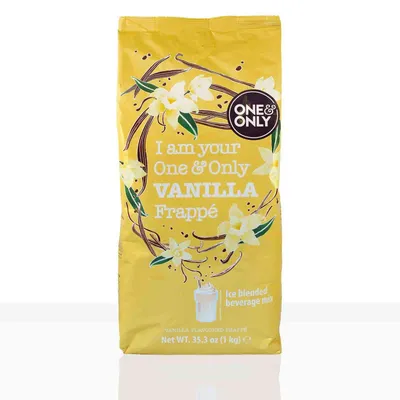 Produktbild von One&Only Frappe Vanilla Vanille - 1kg Vanillepulver Instantpulver Milchshake