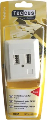 Produktbild von Telefondose TAE N/F Aufputz
