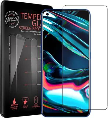 Produktbild von 2x Conie Glasfolie für Realme 7 Pro Displayschutz Folie Panzer Glas Premium Schutzfolie Set Blasenfrei