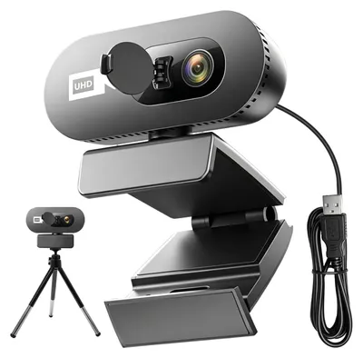 Zdjęcie produktu dla Kamera internetowa 1080P, Full HD z mikrofonem, autofocusem, osłoną prywatności i kątem widzenia 75°