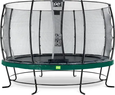 Produktbild von EXIT Elegant Trampolin ø366cm mit Economy Sicherheitsnetz - grün