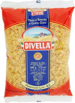 Produktbild von 24x Divella Pasta Paternosti Lisci N.62 500g