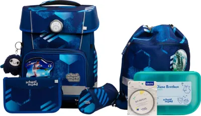 Immagine prodotto di School Mood Champion Pro Jonas (calcio), set di zaini scolastici da 7 pezzi