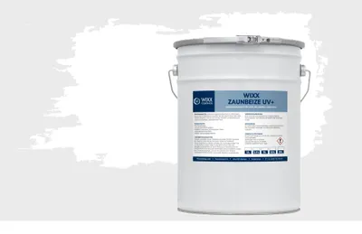 Produktbild von Wixx Zaunbeize UV+ - Weiß - 10L