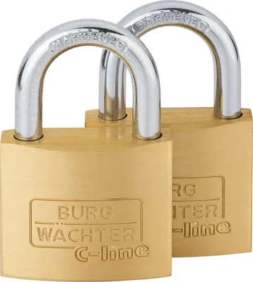 Produktbild von Burg-Wächter Vorhangschloss-Set Duo 222 50 SB  17881