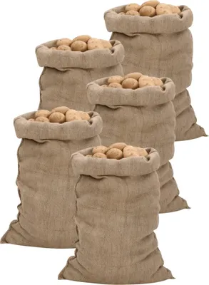 Obrázek produktu pro Jutové pytle 10 ks 100% juta 340 g/m² 5 / 60 x 105 cm