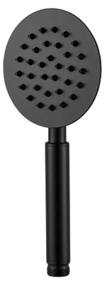 Produktbild von Essenox Duschkopf, rund, schwarz, Modell Essebagno