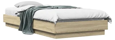 Zdjęcie produktu dla Rama łóżka podłogowego dąb Sonoma 80 x 200 cm