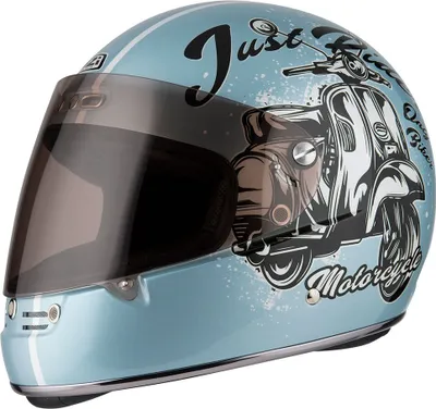 Produktbild von Nzi Street Track 4 Integralhelm Blau M Blau M