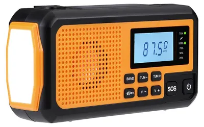 Image de Radio D'urgence Multifonction Orange, Nk-fa350044