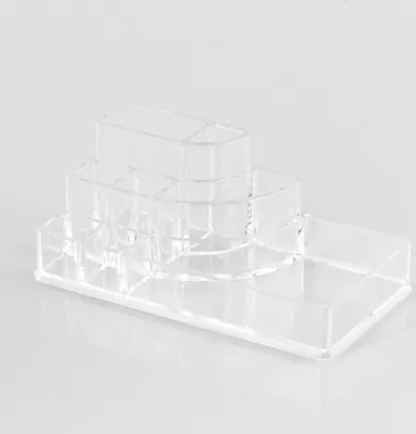 Produktbild von bremermann Kosmetik-Organizer mit 8 Fächern für kleinere Produkte, transparent