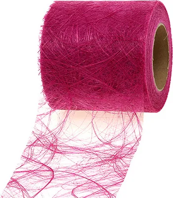 Produktbild von Vlies 8cm x 25m Fuchsia Dekovlies Tischläufer Partydeko Netzband