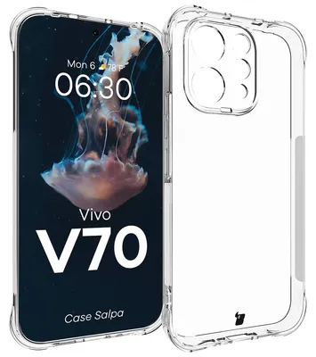 Produktbild von Flexible Handyhülle für Vivo V70 5G, Bizon Case Salpa, Transparent
