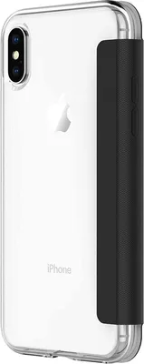 Obrázok produktu pre Incipio NGP Folio, Puzdro s peňaženkou, Apple, iPhone X, 14,7 cm (5.8"), Čierna, Priehľadná