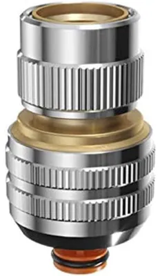 Zdjęcie produktu dla claber® Złącze automatyczne wykonane z chromowanego mosiądzu do węży 3/4"