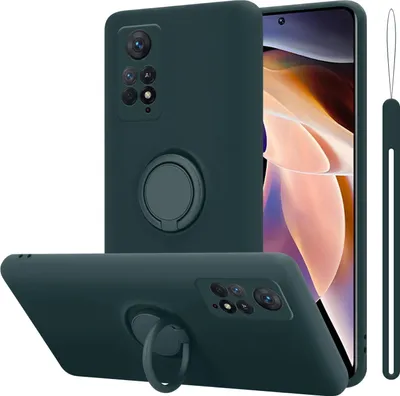 Produktbild von Cadorabo Hülle für Xiaomi RedMi NOTE 11 PRO 4G / 5G Schutz Hülle in Grün Handyhülle TPU Etui Case Cover